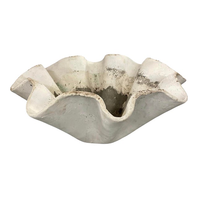 1980s Willy Guhl Sculptural Biomorphic "Handkerchief" Planter For Sale