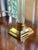 Metal Pair of Remington Crystal Column Lamps For Sale - Image 7 of 12