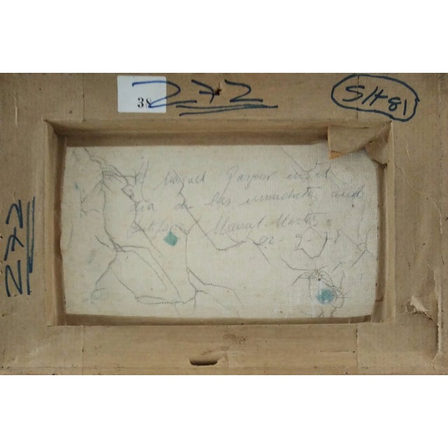Manuel Marteles, Composition, 1978, Mixed Media on Canvas For Sale - Image 3 of 4