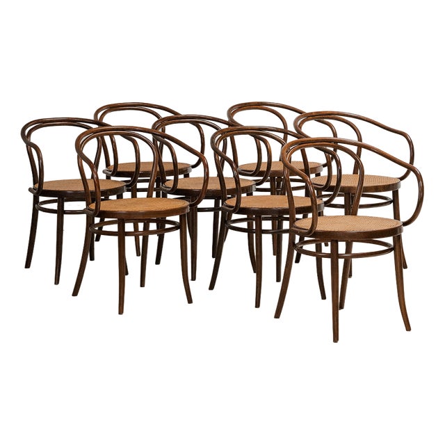 Model 209 Dining Chairs from Thonet, 1960s, Set of 6 For Sale