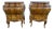 Pair of Antique Italian Rococo Venetian Louis XIV Style Bombe Burl Walnut Chests. For Sale