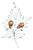 Leaf Sconce in the style of Mathieu Mategot, 1950s For Sale