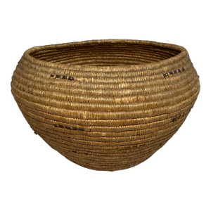 Antique 19th Century Native American Pima Hand Woven Wicker Basket Indian