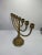 1950s Brass Seven-Branched Candleholder Menorah, 1950s For Sale - Image 5 of 9