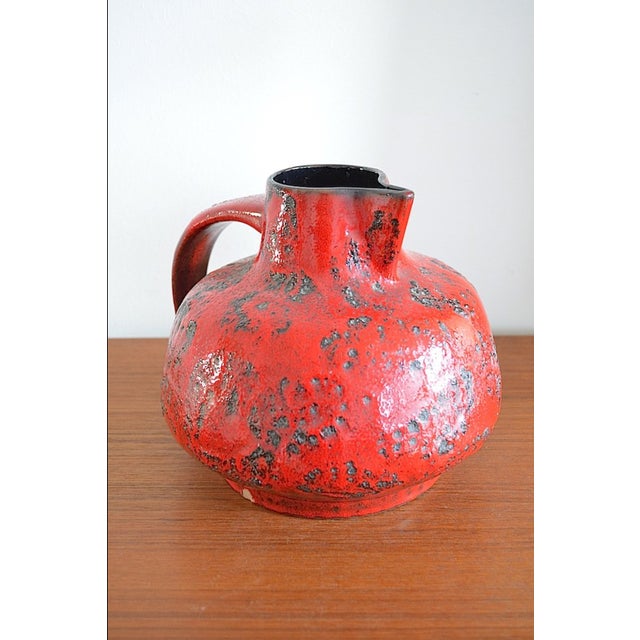 1960s Fat Lava Ceramic Vase by Gräflich Ortenburg, 1960s For Sale - Image 5 of 10
