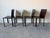 Animal Skin Vintage Italian Mario Bellini Style Brown Leather Dining Chairs – Set of 4/Sold For Sale - Image 7 of 12