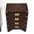 Wood Military Campaign Bedside Chests, 1930, Set of 2 For Sale - Image 7 of 11