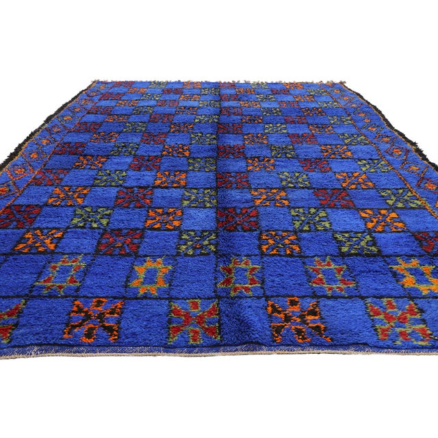Tribal Vintage Beni M'Guild Moroccan Rug, 06'03 X 10'06 For Sale - Image 3 of 10