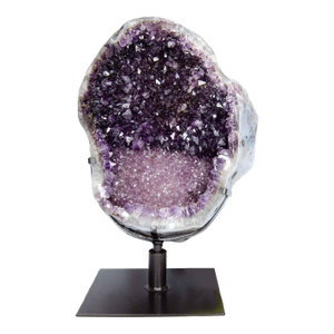 Amethyst & Agate Cluster, Spinner Stand