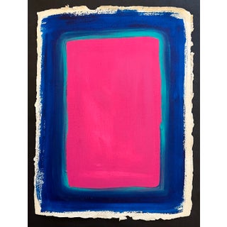 1990’s Abstract Color Field Oil Painting For Sale