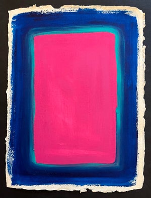 1990’s Abstract Color Field Oil Painting