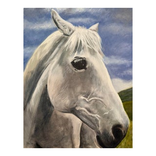 Contemporary Horse Oil Painting by Jill Pavlas For Sale