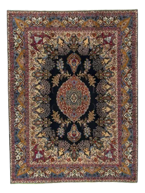 Rug in Cotton and Wool