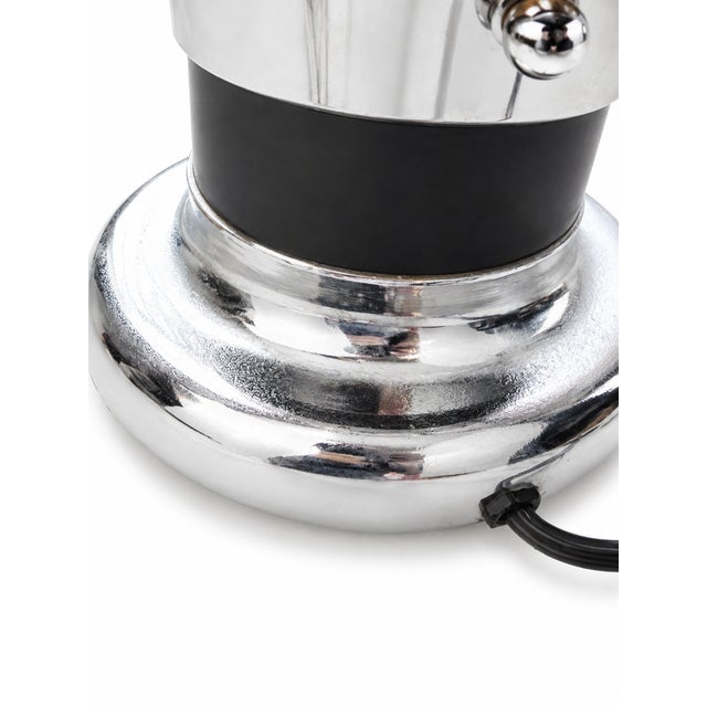 Glass Mid-Century Modern Space Age Murano Glass Table Lamp attributed to Toni Zuccheri, 1970s For Sale - Image 7 of 14