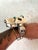 Wonder large silver and resin skull bracelet. Perfect for your Halloween costume.