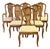 Late 20th Century French Cane Back Dining Chairs - Set of 6 For Sale