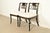 Baker Furniture Historic Charleston Regency Ebonized and Gold Gilt Side Chairs or Dining Chairs, Pair For Sale - Image 17 of 17