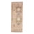 1970s Vintage Handmade Wool Cotton Beige Runner Rug For Sale