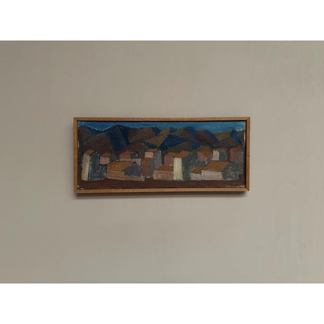 Johan Lundgren, Cityscape, 1952, Oil Painting on Canvas, Framed For Sale - Image 11 of 18