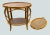 Vintage Bamboo Rattan Table W/Serving Tray For Sale In New York - Image 6 of 11