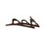 2000 - 2009 Folk Art Brown Camel Saddle For Sale - Image 5 of 5