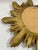 Large 18" Vintage 1990s Golden Sunburst Wall Mirror For Sale - Image 13 of 18