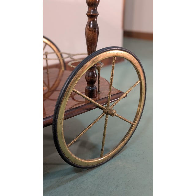 Italian Rolling Bar/Tea/Dessert Cart For Sale - Image 12 of 14