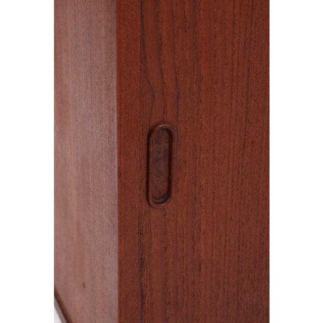 Mid-Century Modern Teak Chest of Drawers with Sliding Doors, 1960s For Sale - Image 10 of 13