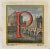 Letter of the Alphabet P from the series "Antiquities of Herculaneum", is an etching on paper realized by Luigi Vanvitelli...