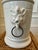 Vintage Italian Rustic Ceramic Ginger Jar With Lid and Lionheads For Sale - Image 4 of 15