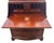 Late 20th Century Vintage Traditional Chippendale Style Serpentine Solid Mahogany Secretary Desk For Sale - Image 5 of 12