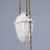 This antique hanging lamp dates from the 1910s/1920s. What is special about this specimen is that the lamp can be adjusted...