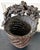 Extraordinary Smoke Bamboo Basket with Wisteria Root Handle Meiji Period For Sale - Image 11 of 14