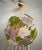 Metal Sputnik Murano Art Glass Green Pink and White Chandelier and Pendant, 2000 For Sale - Image 7 of 12