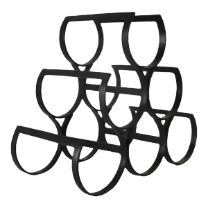 Wrought Iron Mid Century Wine Rack After Umanoff