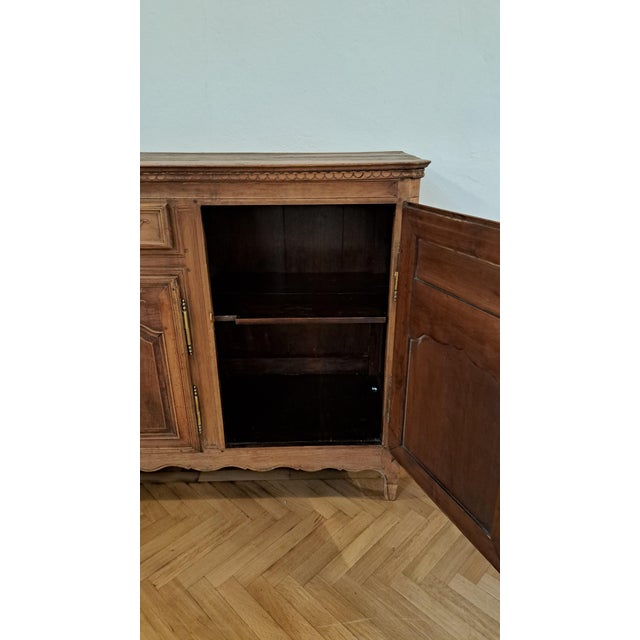 Wood Antique Provencal Sideboard in Fruit Wood from Befos For Sale - Image 7 of 9