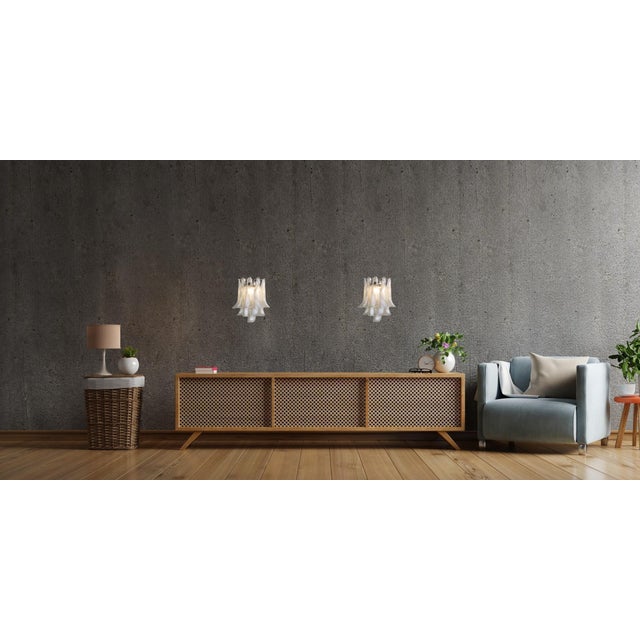Italian Murano Sconces, 1990s, Set of 2 For Sale - Image 15 of 18