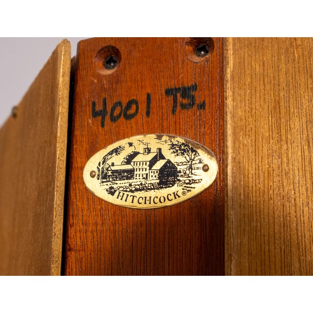 Hitchcock Mahogany Georgian Style Lighted Corner Cabinet For Sale - Image 18 of 18