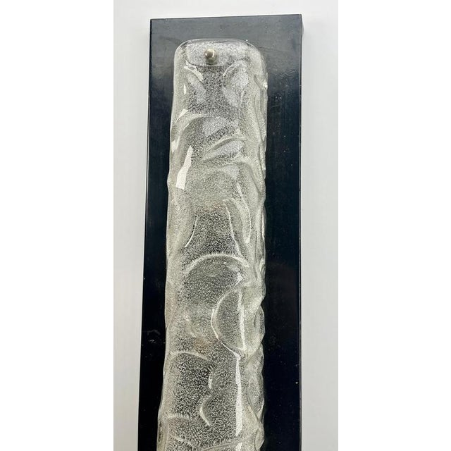 Vintage Iceglass Lamps from Rudolf Zimmermann Bamberg RZB, Germany, 1970s, Set of 2 For Sale - Image 3 of 11