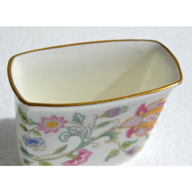 Late 20th Century Minton Haddon Hall Cigarette Holder Fine Bone China 24k Gold For Sale - Image 9 of 14