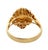 Modern Elegant 14k Gold Oval Jadeite and Diamond Cocktail Ring For Sale - Image 3 of 8