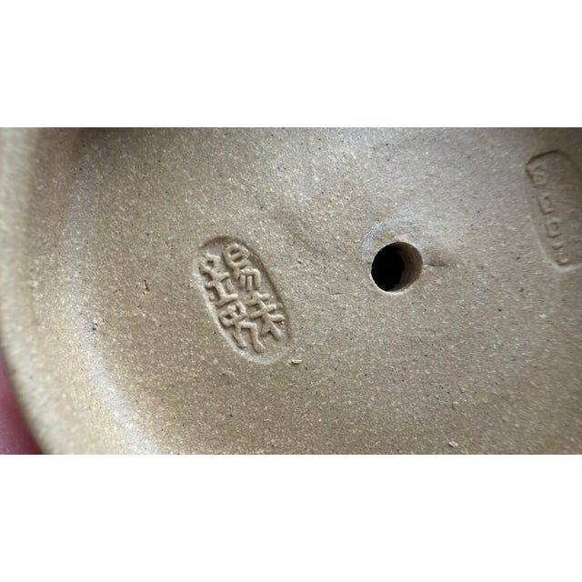 Sand Rare Vintage Chinese Yixing Clay Dragon Teapot For Sale - Image 8 of 12