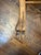 Gold Pair of Antique Arts & Crafts Mission Quarter-Sawn Tiger Oak Dining Chairs With Embossed Leather Seats For Sale - Image 8 of 11