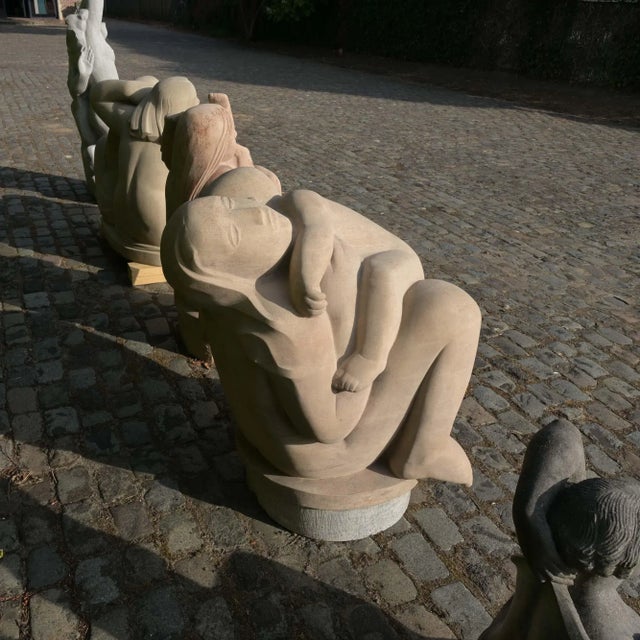 Stone Statue by Jan Keustermans, 1980s For Sale - Image 11 of 13