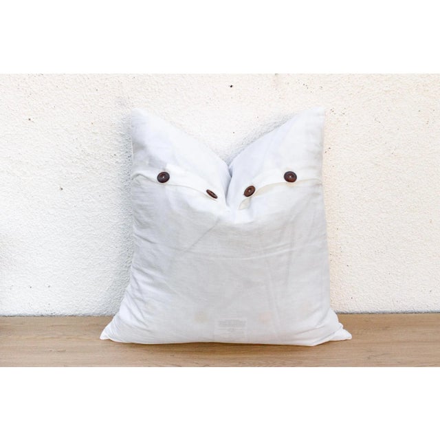 Creama Orchid Appliqué Pillow Cover For Sale In Los Angeles - Image 6 of 7