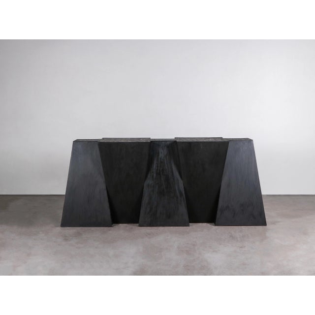 Contemporary Grav Console Table by Lucas Morten For Sale - Image 3 of 6