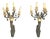 Bronze Wall Sconces, France, 1830, Set of 2 For Sale