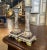 French Pair of Mid-Century French Rouen Faience Candlesticks With Floral Decor For Sale - Image 3 of 6