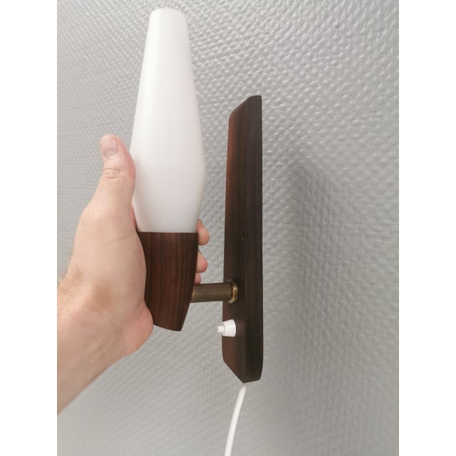 Danish Wall Lamps from Vitrika, 1970s, Set of 2 For Sale - Image 4 of 11