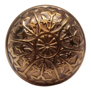 Antique Polished Bronze Sargent Vernacular Door Knob